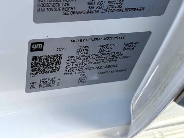 2022 Chevrolet Silverado 1500 High Country