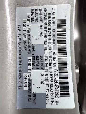 2024 Mazda Mazda3 Sedan 2.5 S Select Sport