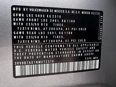 2022 Volkswagen Tiguan SE R-Line Black