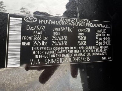 2023 Hyundai Santa Fe SE