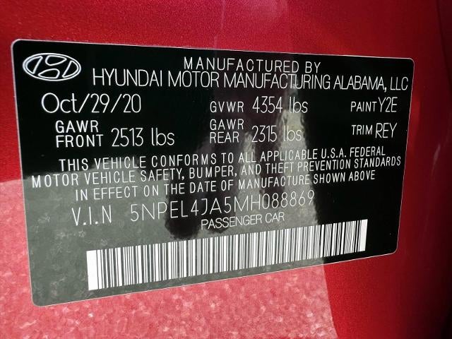 2021 Hyundai Sonata SEL