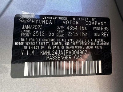 2023 Hyundai Sonata SE