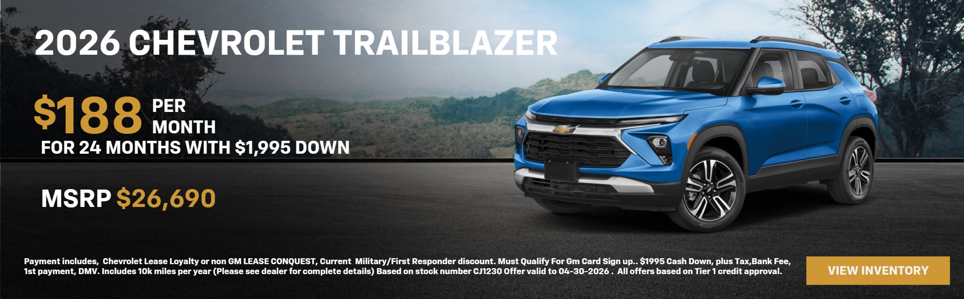 2026 Chevrolet Trailblazer LT FWD