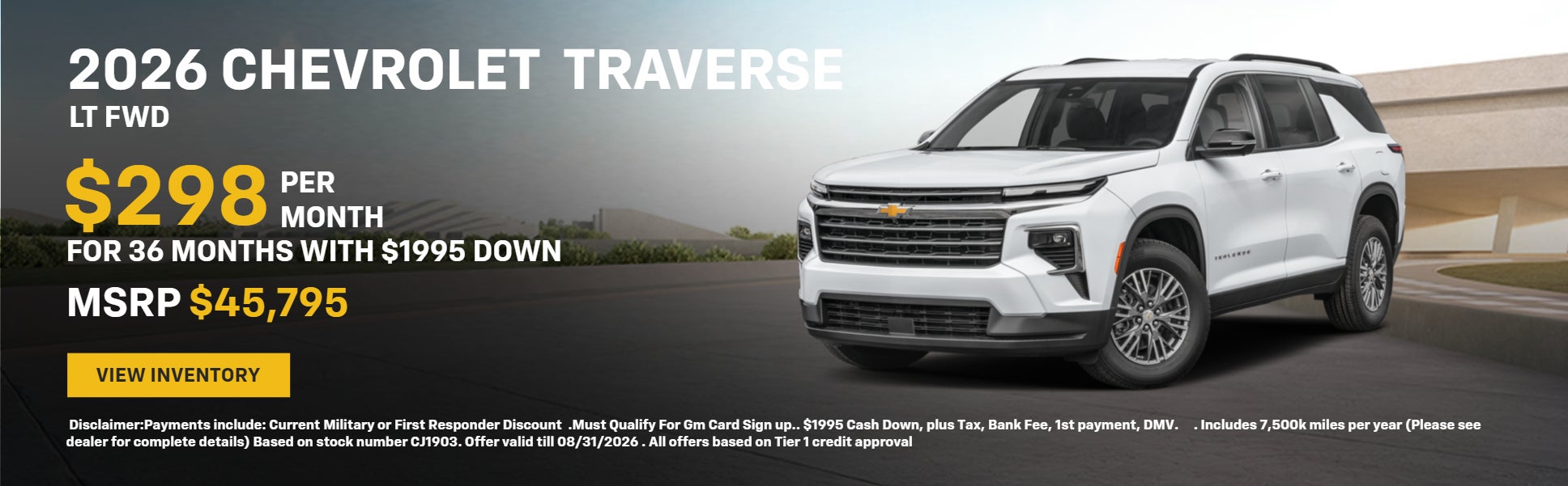 2026 Chevrolet  Traverse LT FWD