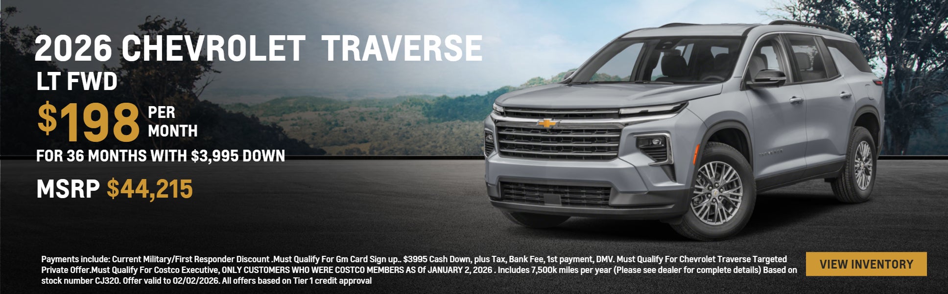 2026 CHEVROLET TRAVERSE LT FWD