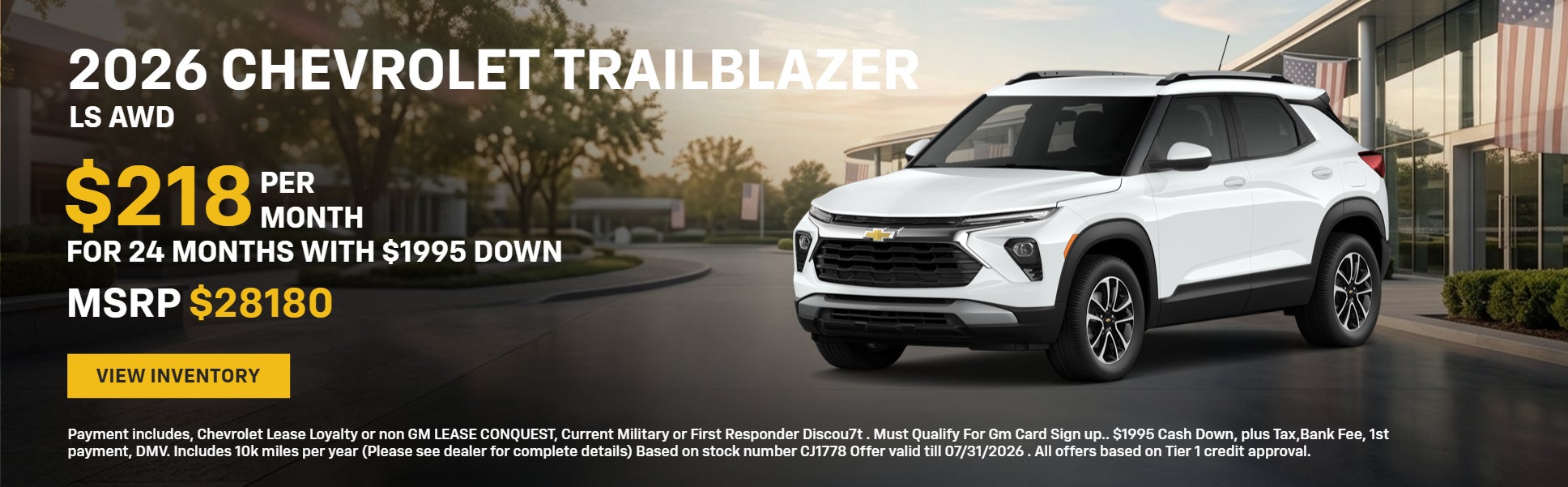2026 Chevrolet Trailblazer