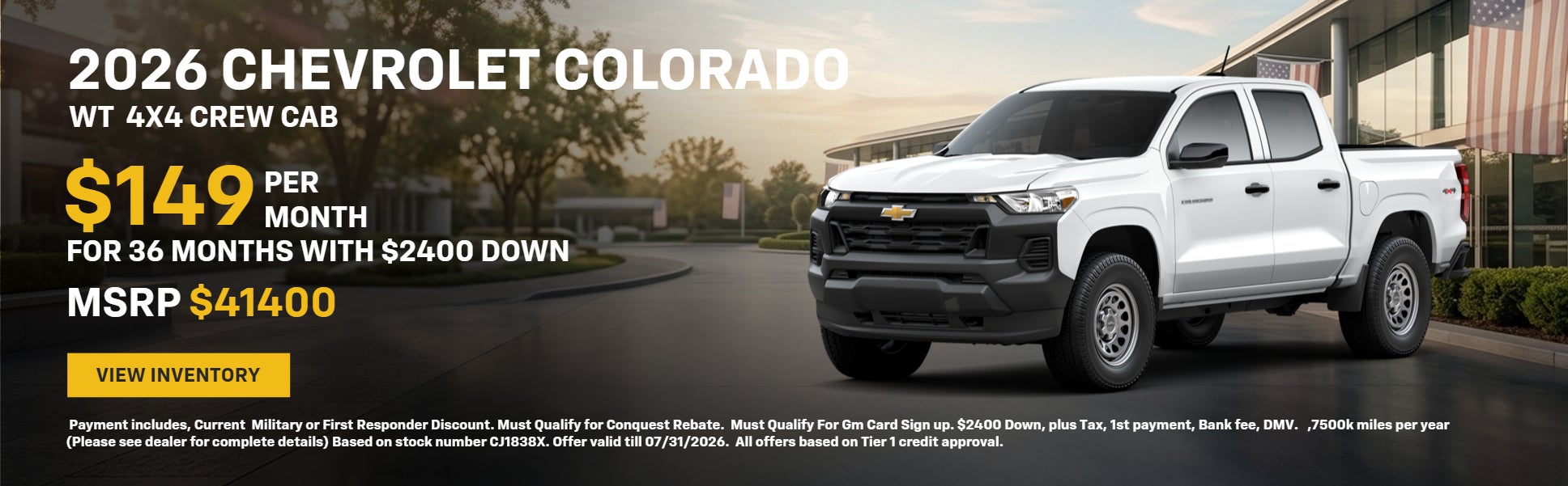 2026 Chevrolet Colorado