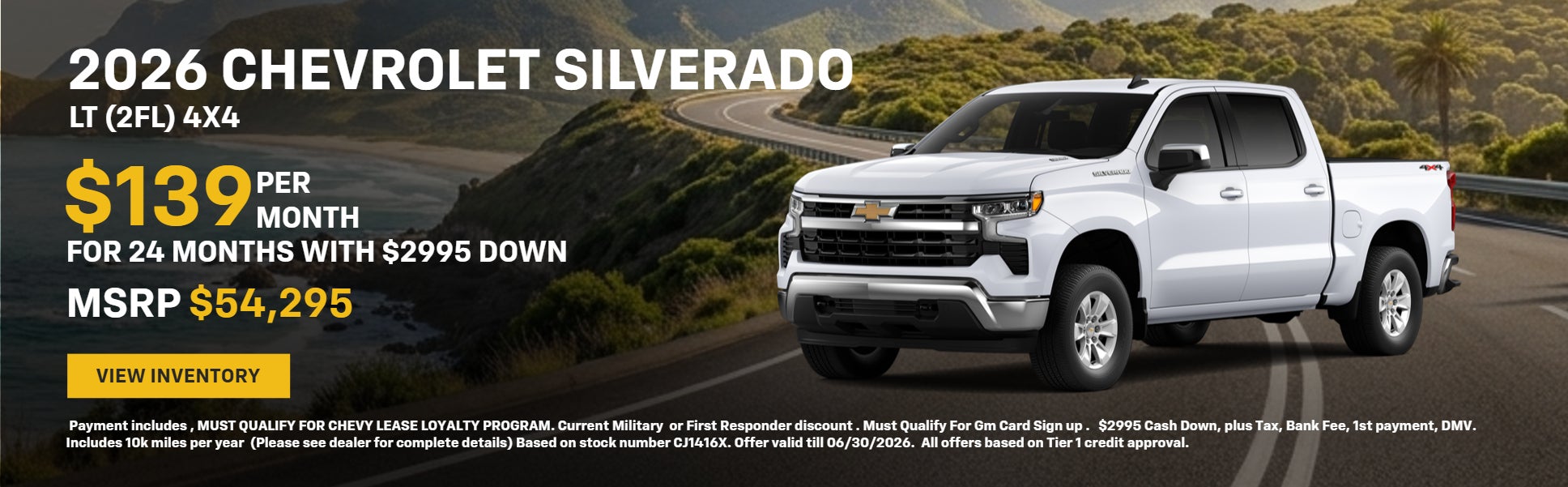 2026 Chevrolet Silverado LT (2FL) 4X4